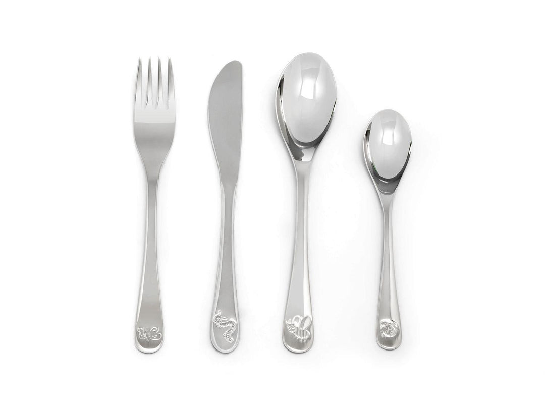 Kinderbestek Natuurvriendjes, 4-delig, RVS 82152010
