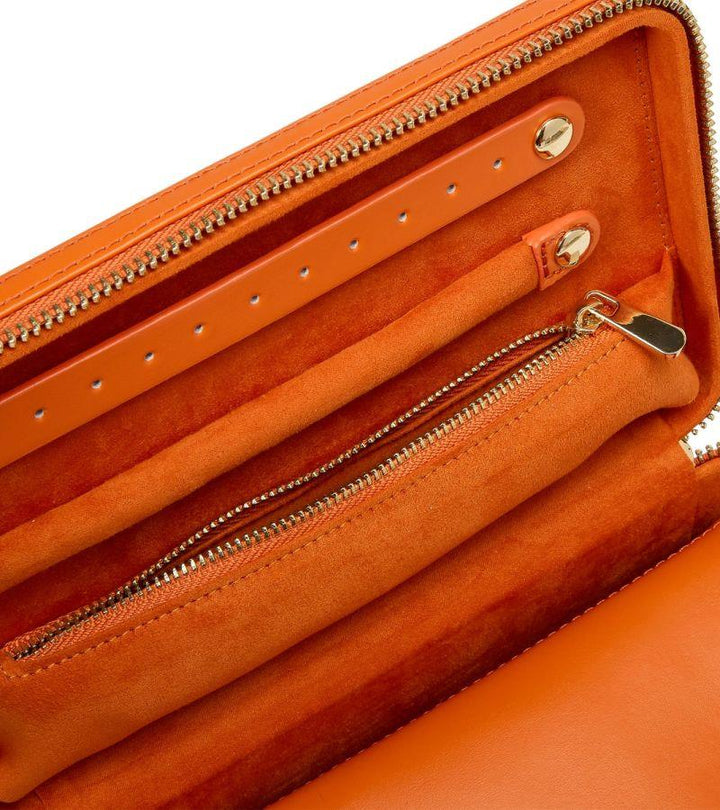 Maria Medium Zip Case - Tangerine