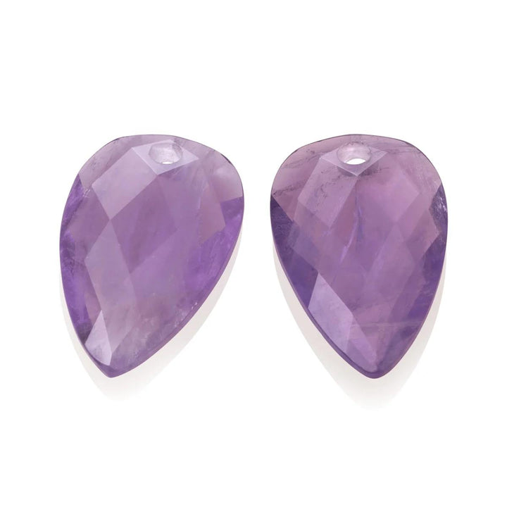 Earstones | Blossom - Amethyst EAGEM05-BS