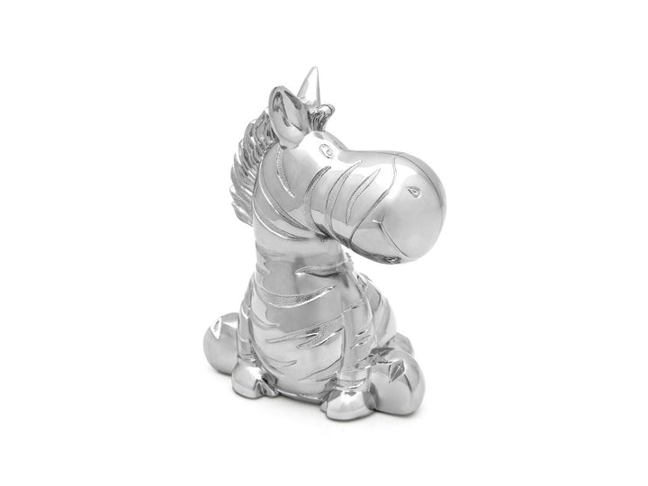 Spaarpot Zebra zilver kleur 6011060