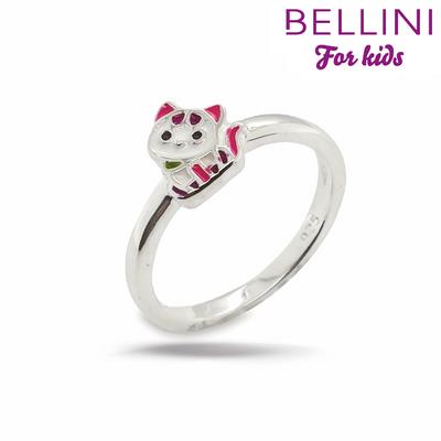 Zilveren kinderring poes 579.061.42