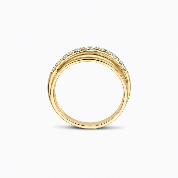 Blush Lab Grown Diamant Ring 0.31ct 14k Geelgoud LG1056Y Maat 54