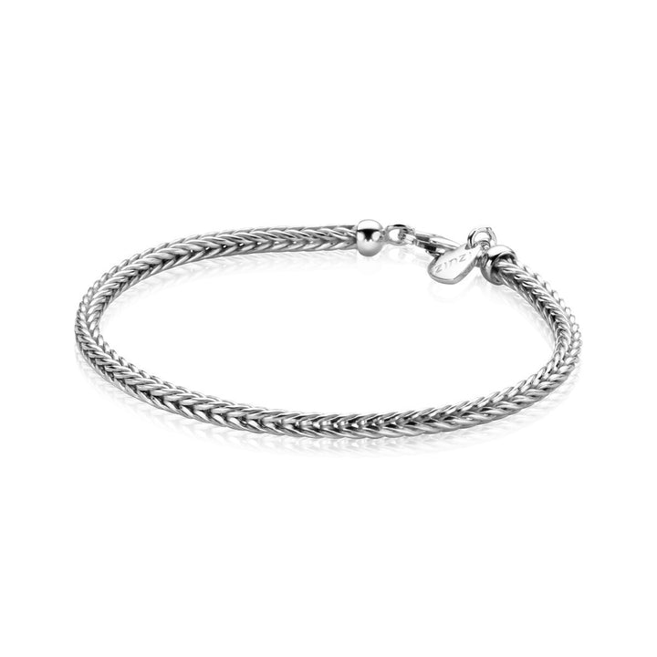 ZINZI Zilveren Vossenstaart Schakelarmband 3,0 mm ZIA1124