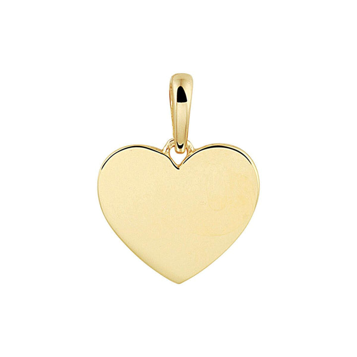 14 Karaat Geelgouden Hart Hanger – 10 mm