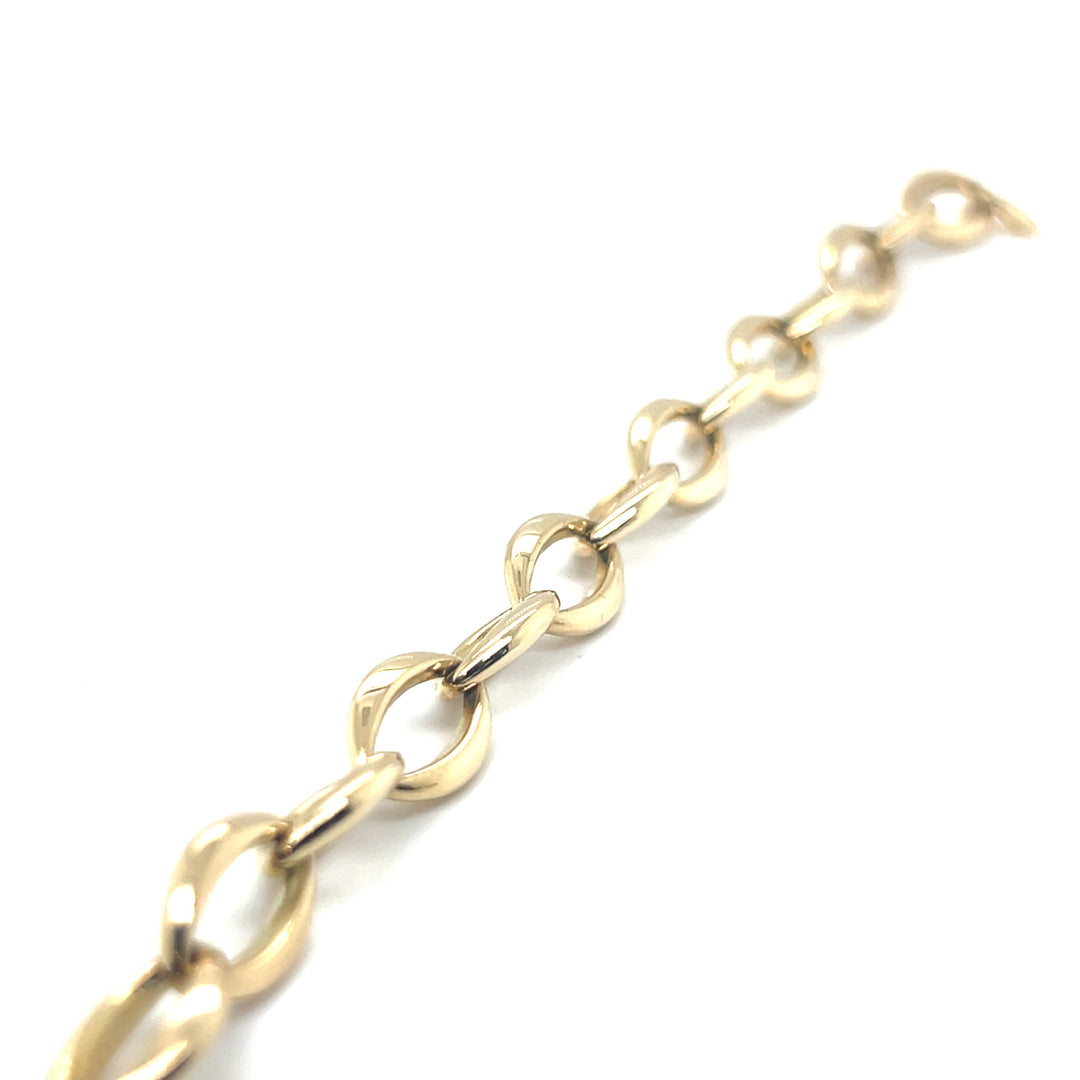 14 kt ovale schakelarmband 171.0167a