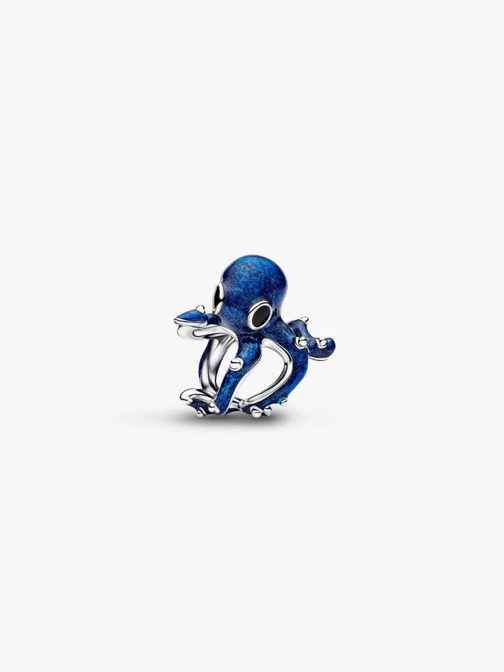 Pandora blauwe octopus Charm 794706C01