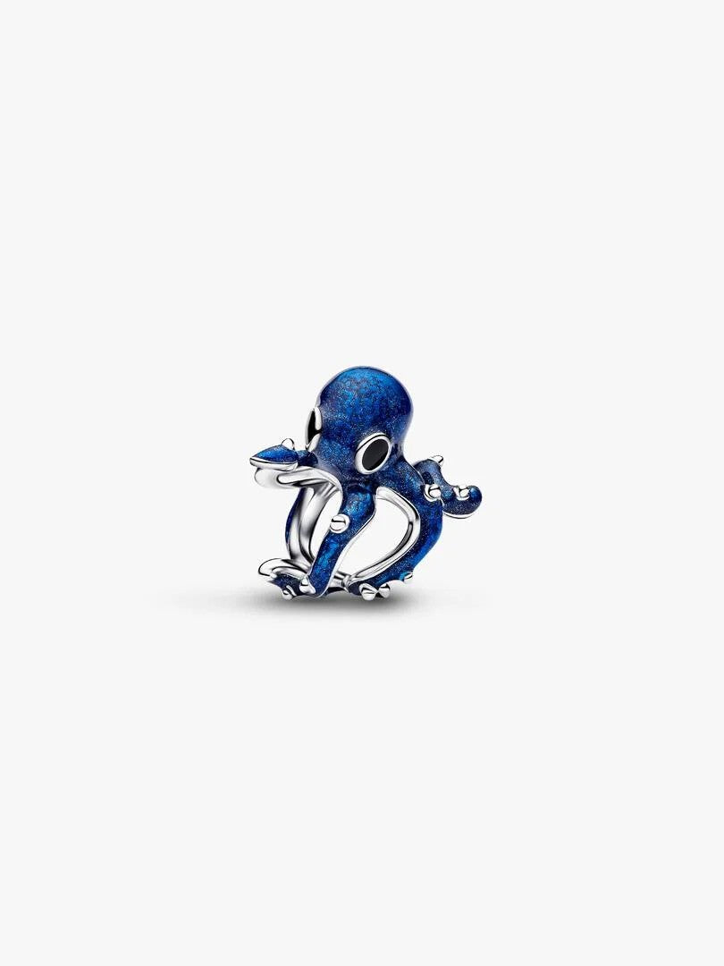 Pandora blauwe octopus Charm 794706C01