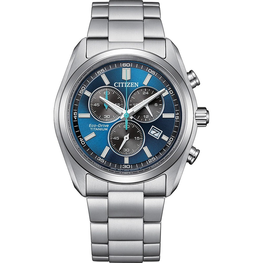 Citizen Super Titanium Chronograph Solar heren horloge 40 mm – AT2590-59L