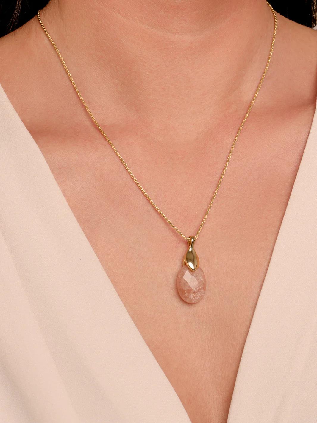 Pendant Gemstone | Medium Oval Sunstone PENGEM58-MO