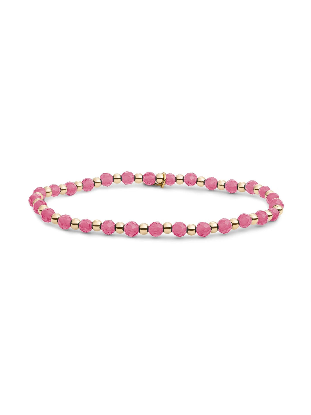 Sparkling Jewels Interstellar Armband Candy Jade Gold Plated – SBG-GEM69-3MM-MIX