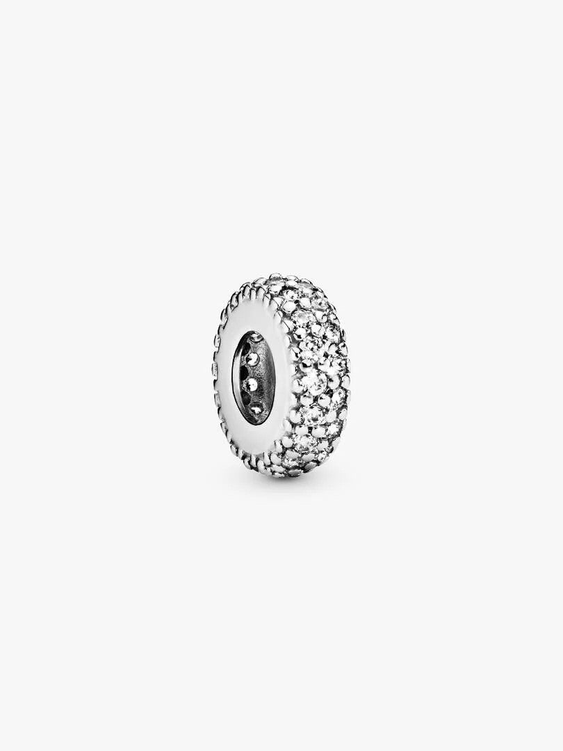 PANDORA 791359CZ SPACER BEDEL ZILVER WIT
