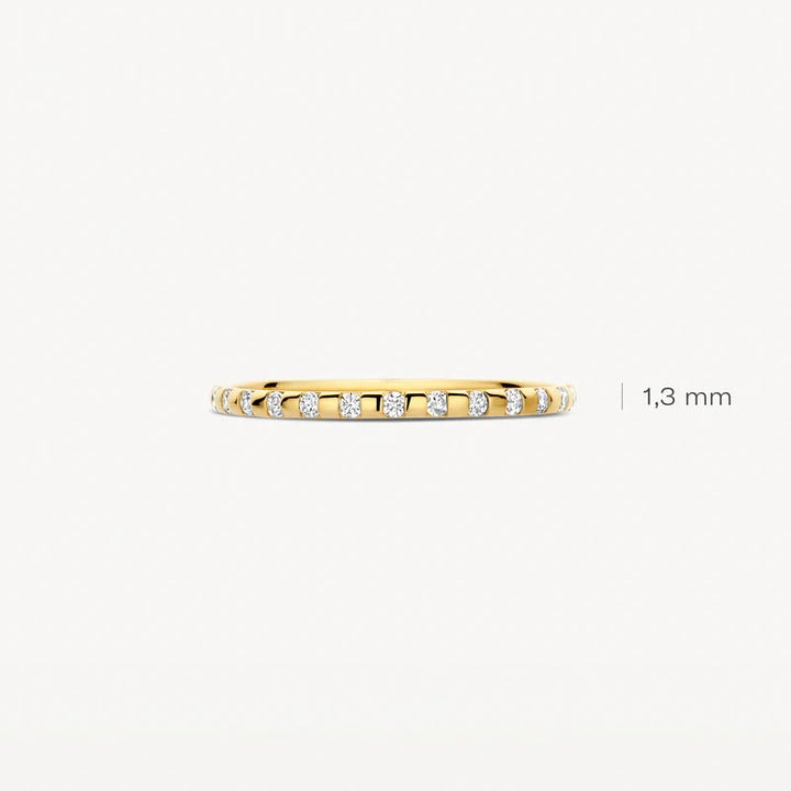 Blush 14 Karaat Geelgouden Ring met Fantasiezetting en Zirkonia 1268YZI