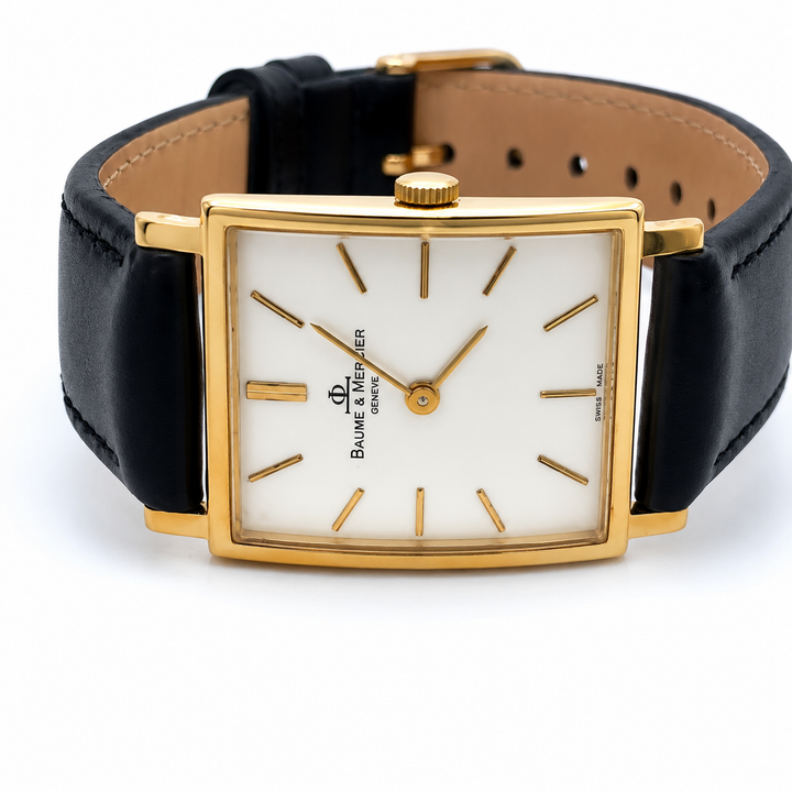 Baume &amp; Mercier horloge Genève Rechthoekig Horloge – Occasion