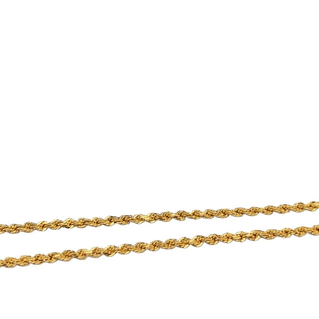 14 kt koordcollier 1,5 mm 50 cm geelgoud MASSIEF