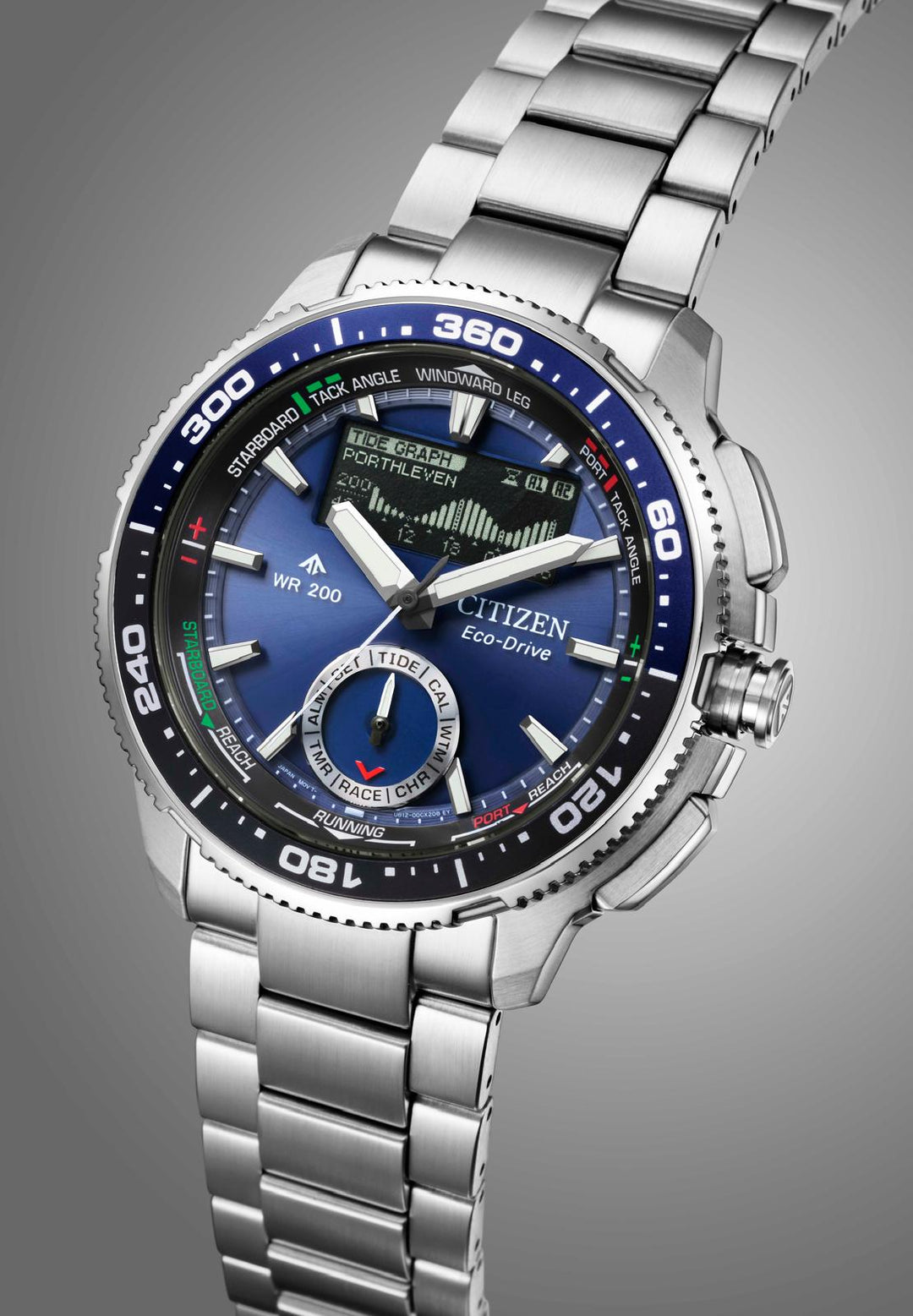 Citizen Promaster Sky JV3000-13E Solar Ana-Digi Chronograaf  herenhorloge 43 mm