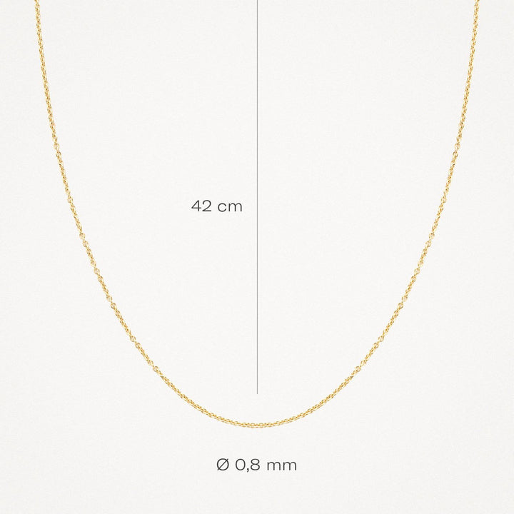 Ketting 3058YGO/45 - 14k Geelgoud 3058YGO