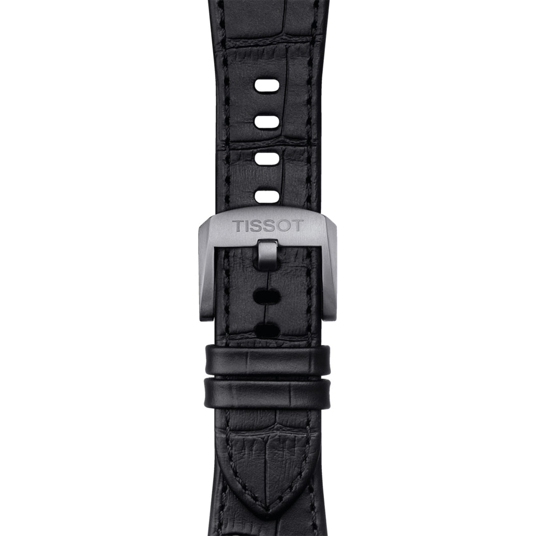 TISSOT OFFICIAL BLACK LEATHER STRAPT852047562 23 MM prx