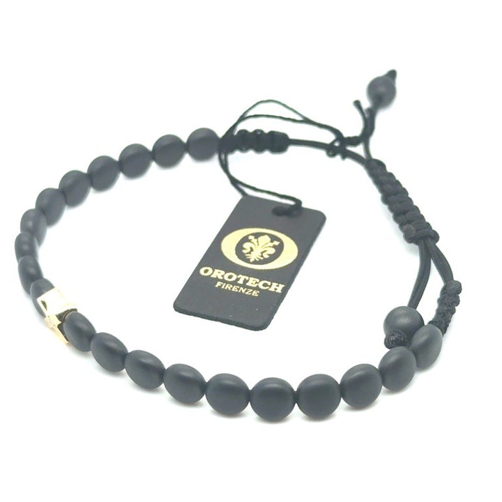 18 kt Orotech Bracelet Ceramic Black Diamond 0.02ct