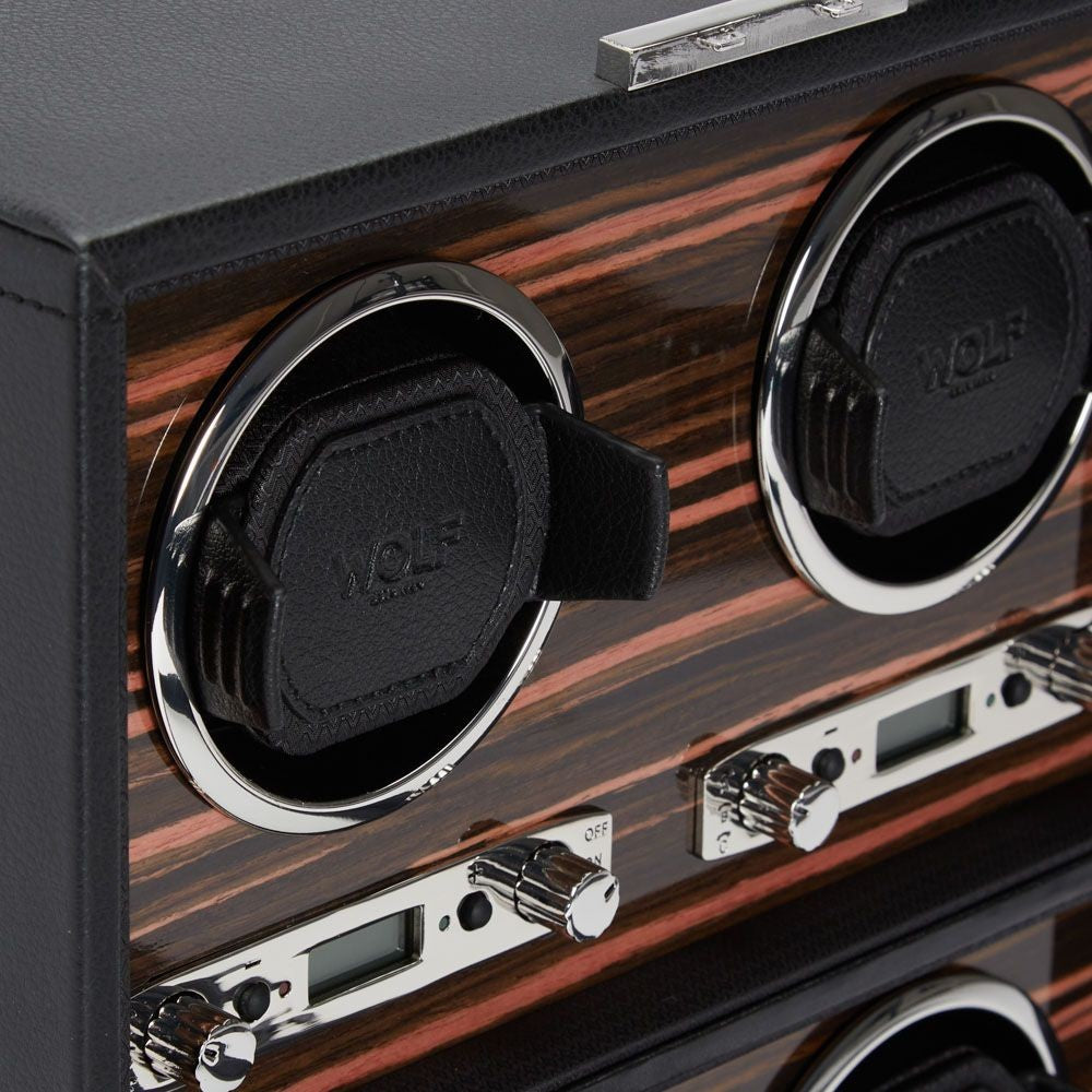WOLF Roadster 4-Piece Watch Winder 459156