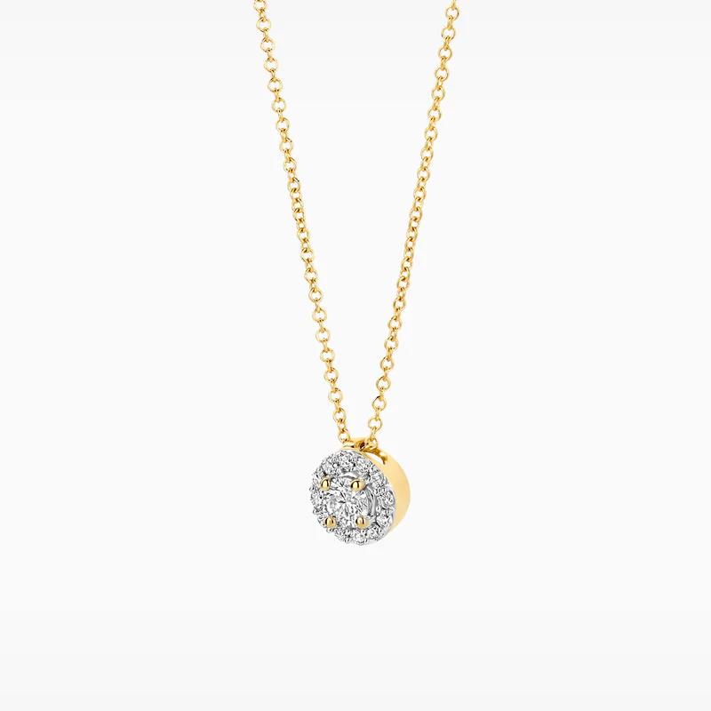 Blush Lab Diamonds Necklace LG3010Y 0.14 & 0.08 ct