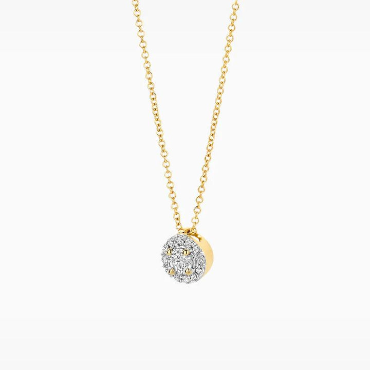 Blush Lab Diamonds Necklace LG3010Y 0.14 & 0.08 ct