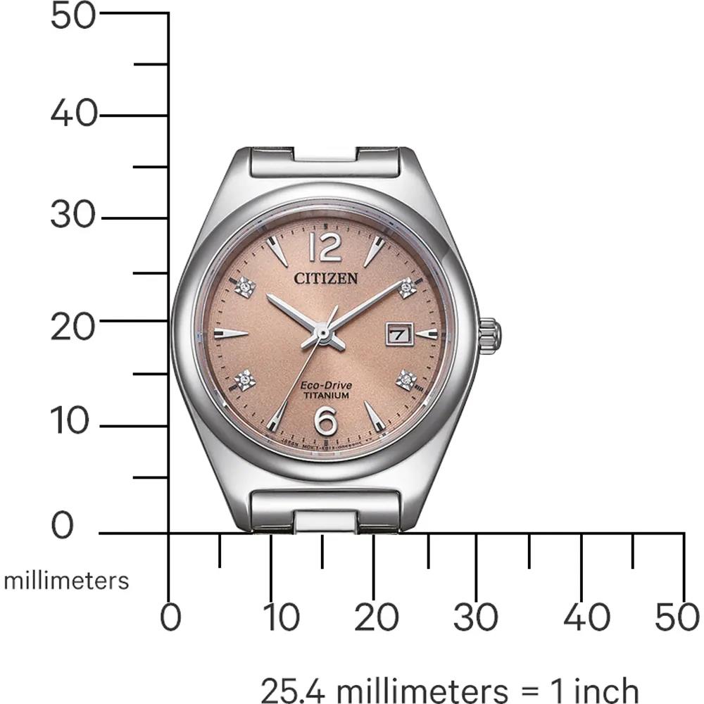 Citizen Super Titanium eco drive EW2601-81M