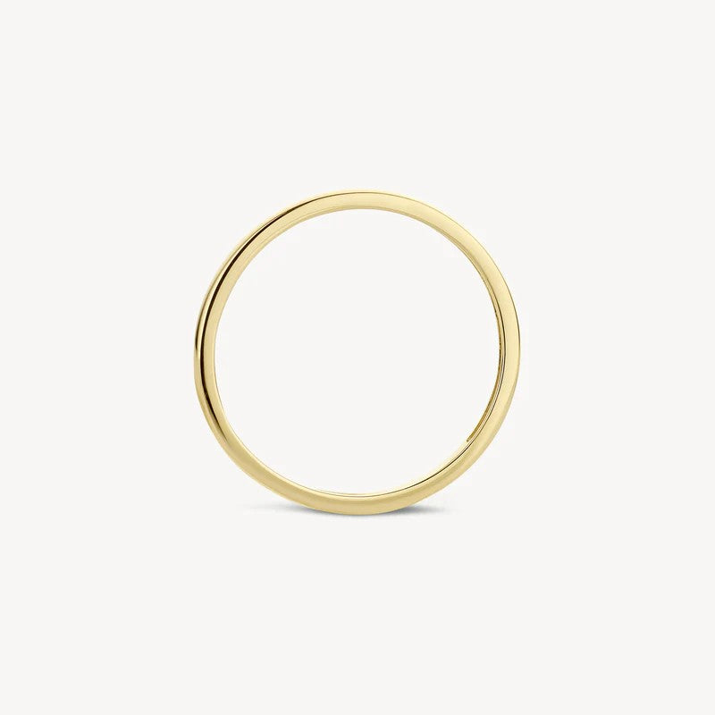 14k Blush jewels ring goud glad design 1,4 mm breed 1197YGO