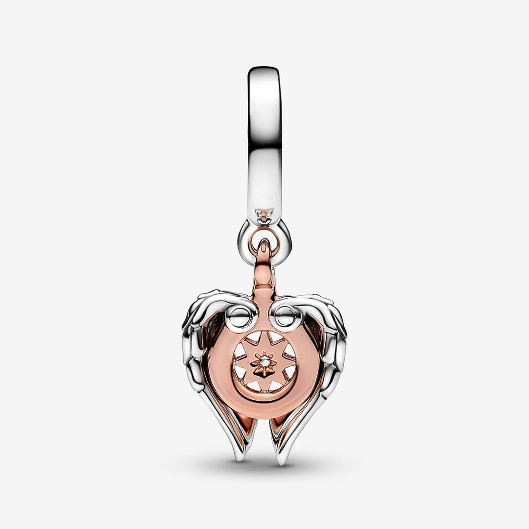 Celestial Compass Angel Wings Dangle Charm 782359C