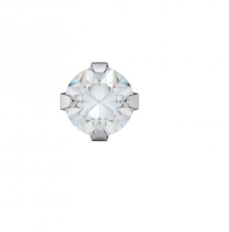 Studex System75 Oorbel – 3 mm Zirkonia met Klauwzetting