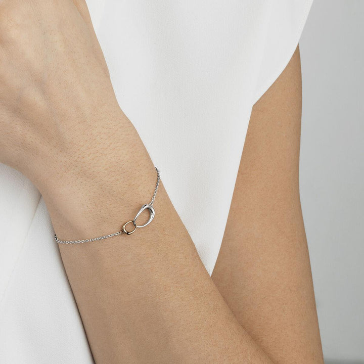 Georg Jensen Offspring armband met roségouden element 10012371
