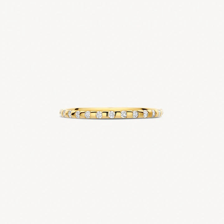 Blush 14 Karaat Geelgouden Ring met Fantasiezetting en Zirkonia 1268YZI