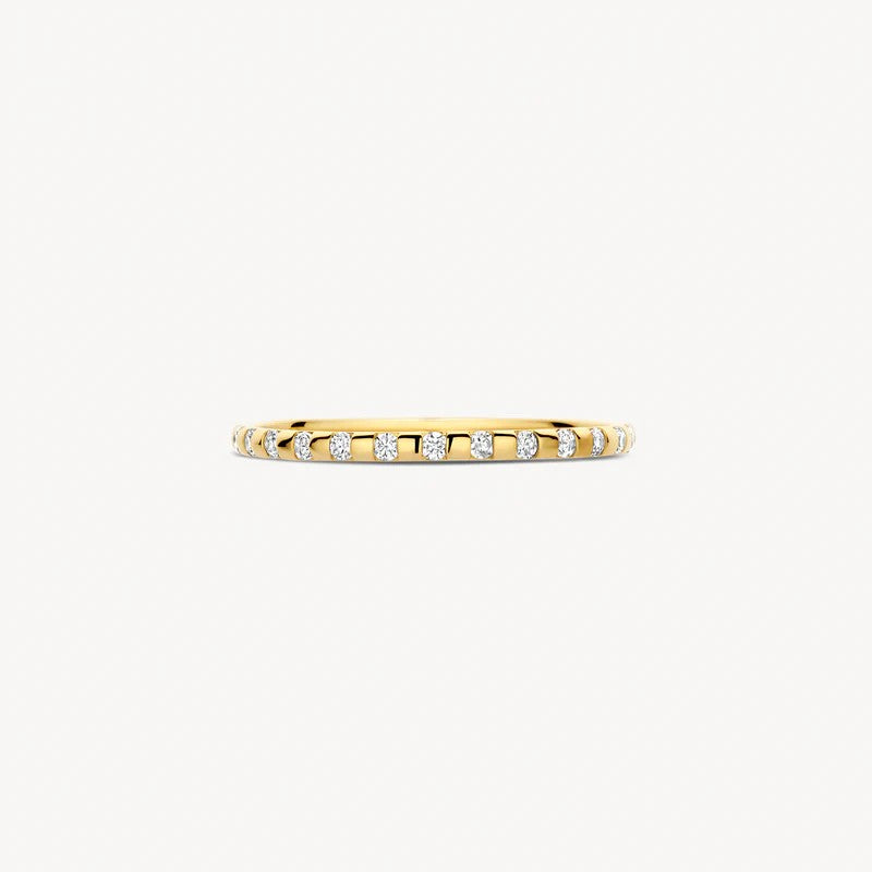 Blush 14 Karaat Geelgouden Ring met Fantasiezetting en Zirkonia 1268YZI