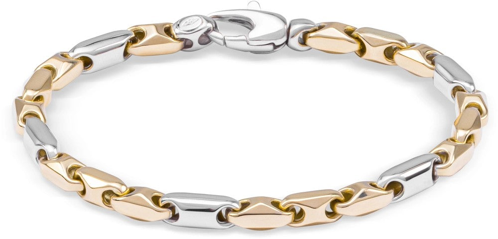 Monzario 596-A 14 karaat bicolor armband