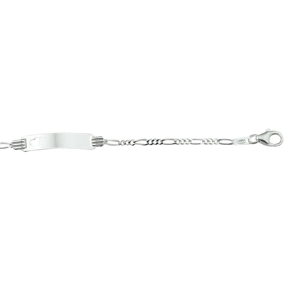 zilveren graveerplaat armband