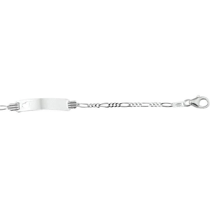 zilveren graveerplaat armband