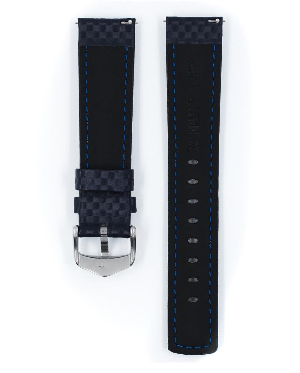 HIRSCH CARBON L BLUE CALF 18/16MM
