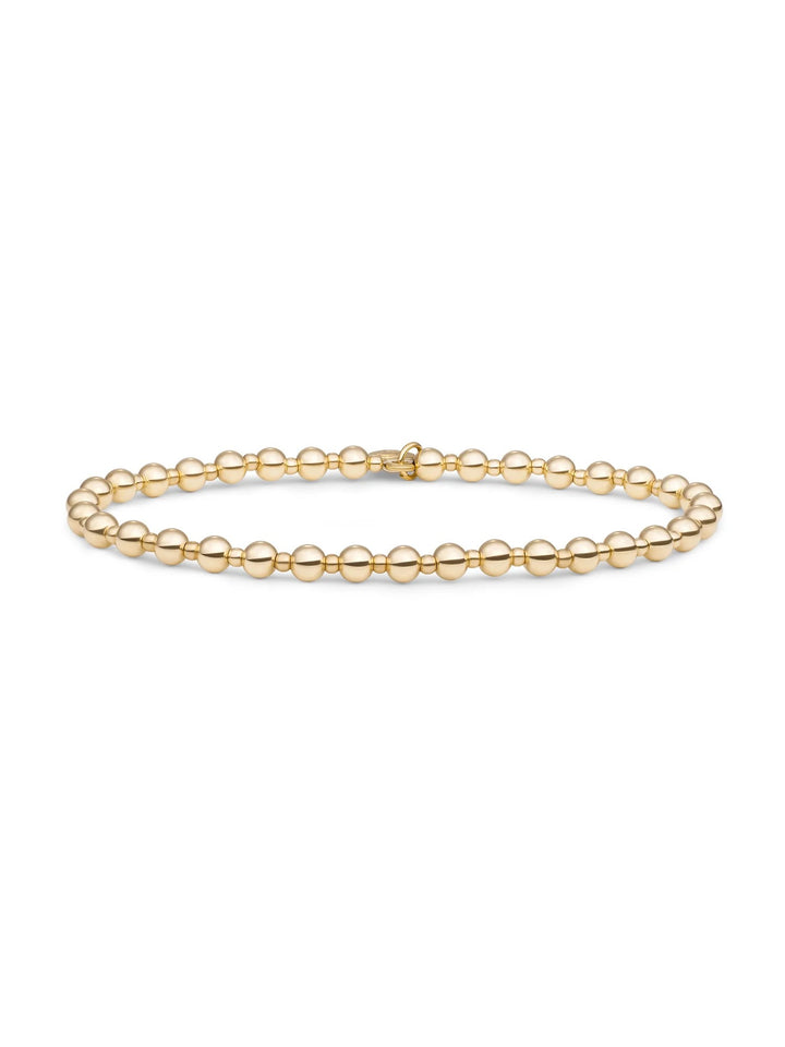 Sparkling Jewels Bold Mix Armband 2 mm + 4 mm Gold Plated – SB-G-MIX-09