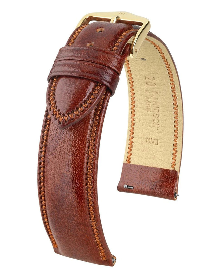 HIRSCH ASCOT L GOLDEN BROWN SHINY CALF 20/18MM
