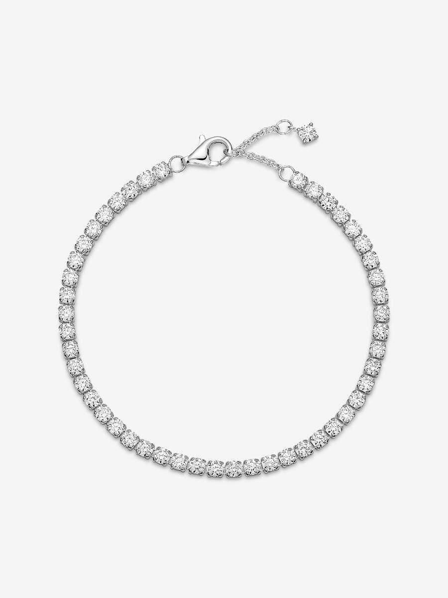 Pandora Sterling silver bracelet cubic zirkonia  591469C01-18