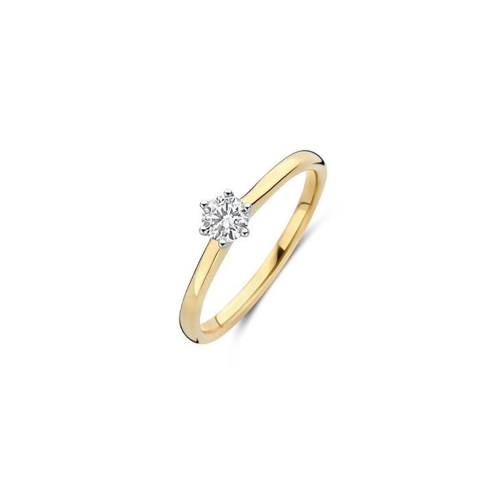 Lab diamonds ring LG1037B - 14k Bicolor