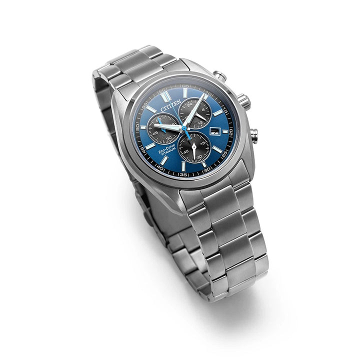 Citizen Super Titanium Chronograph Solar heren horloge 40 mm – AT2590-59L