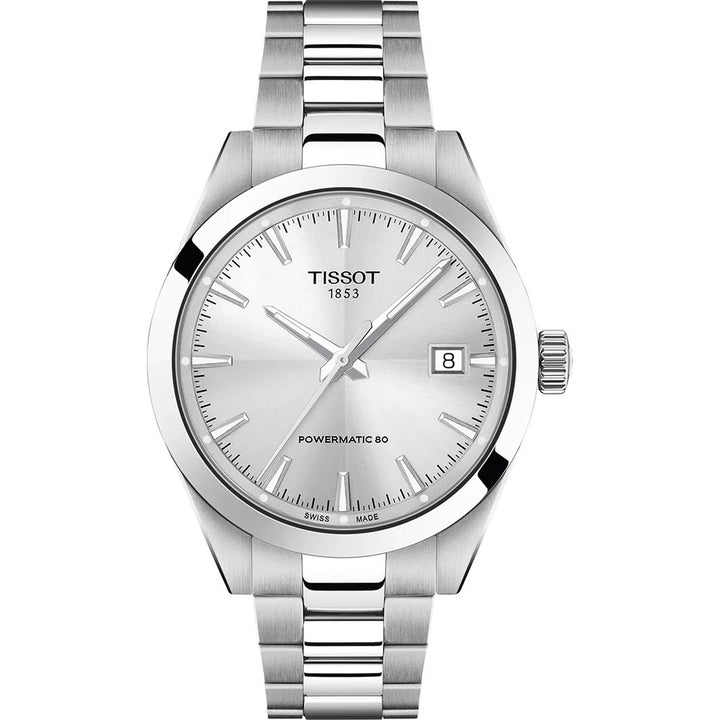 Tissot Gentleman T165.807.11.031.00 automaat staal zilver 38mm