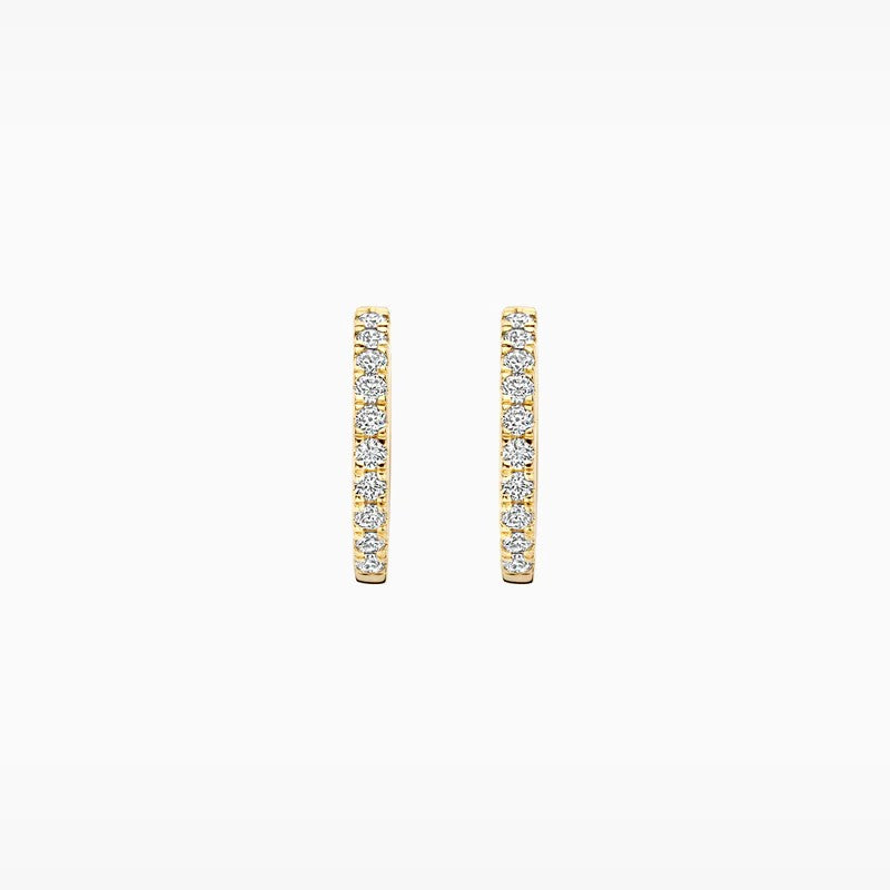 Blush Lab Diamonds geelgouden oorringen met diamant LG7012Y