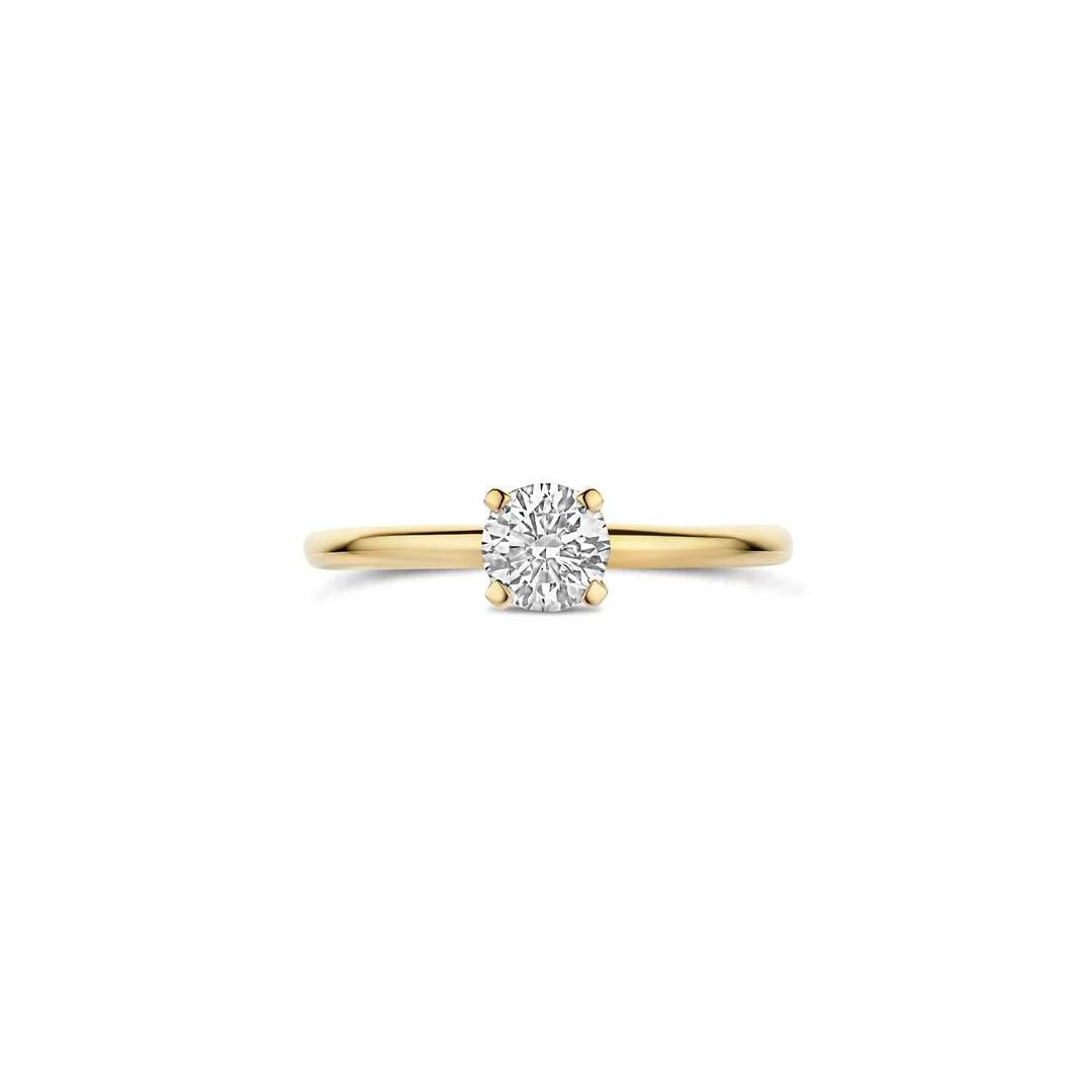 Blush Lab Diamonds Ring LG1075Y – 14 Karaat Geelgoud met 0,50ct Lab Grown Diamant – Maat 54