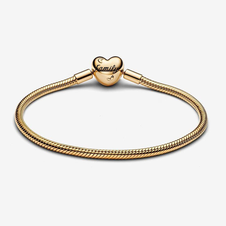 Pandora Slangenschakelarmband met stamboommotief en hartvormige sluiting 563516C01-18