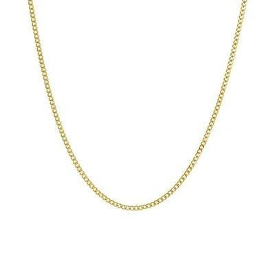8 karaat geelgouden gourmetketting 1,1 mm – 45 cm