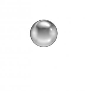 Studex schietoorbellen 3mm bol Chir.Staal
