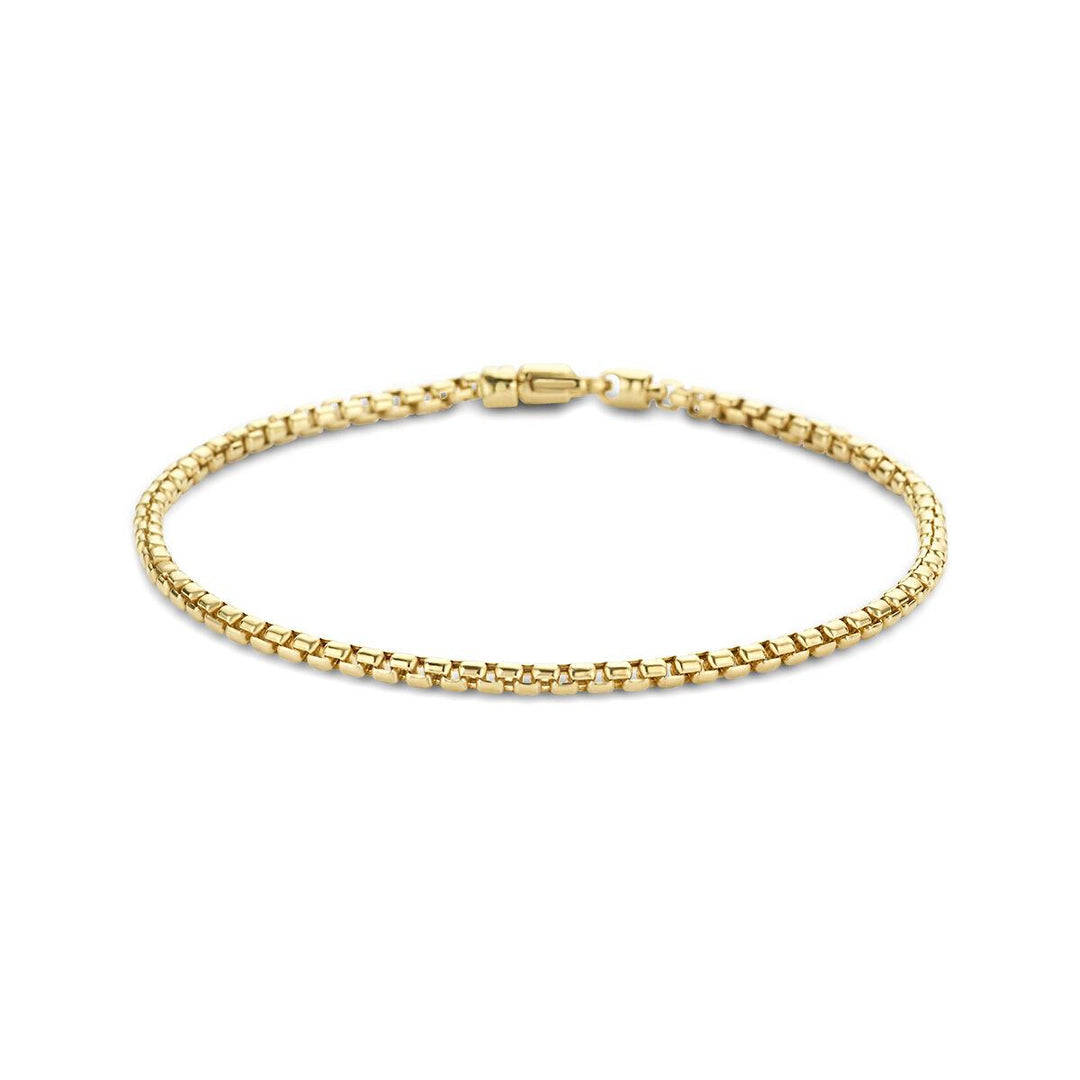 14 Karaat Geelgouden Venetiaanse Armband – 2,5 mm – 19 cm