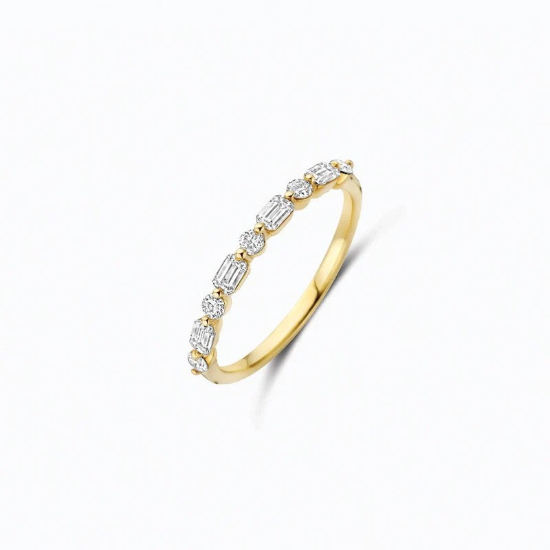 Blush Lab Diamonds ring 14 karaat geelgoud LG1065Y