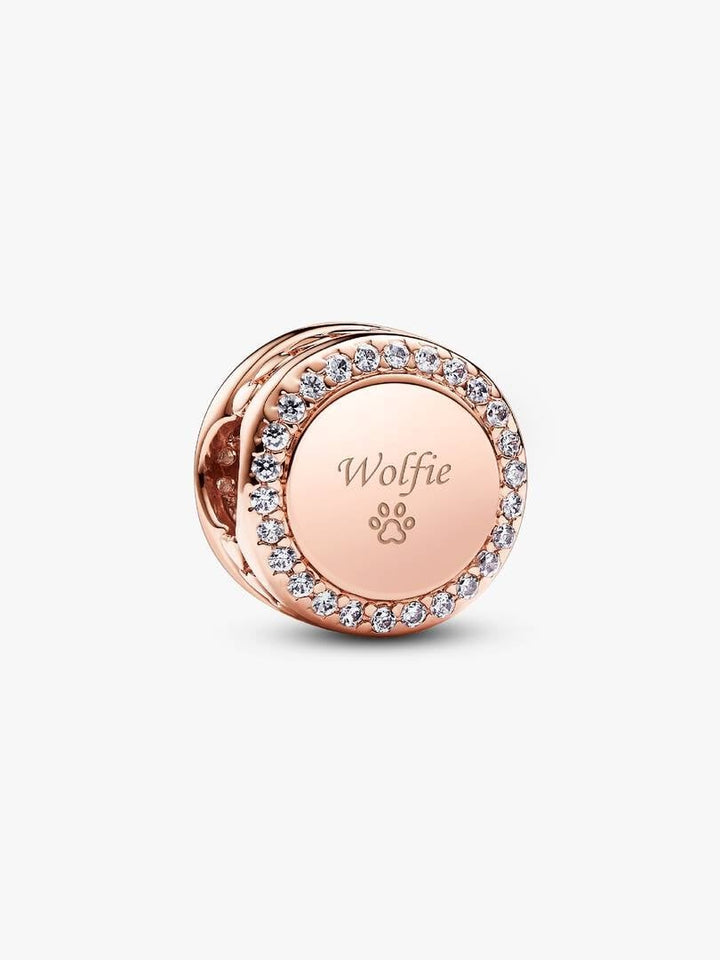 Pandora Charm Graveerbaar Rondje 788747C01